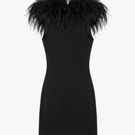16 Arlington Yasmin Feather Trimmed Mini Dress — image 10