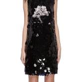 16arlington Feather Neck Sequin Paillette Dress — image 1