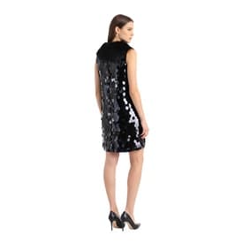 16arlington Feather Neck Sequin Paillette Dress — image 4