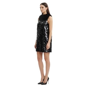 16arlington Feather Neck Sequin Paillette Dress — image 6