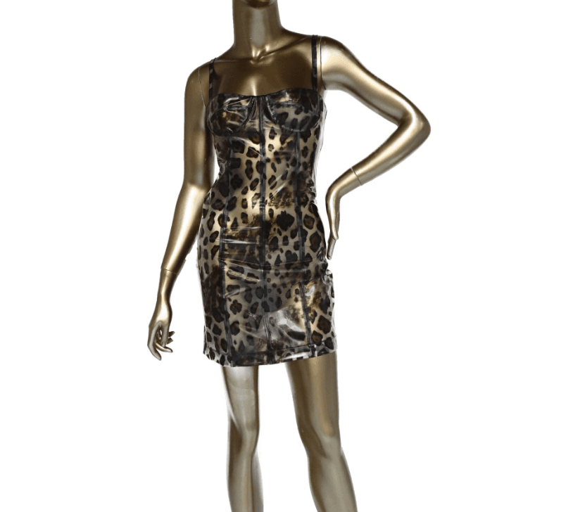 Laquan Smith Leopard Dress