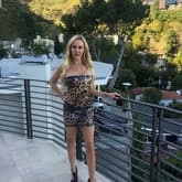 Laquan Smith Sheer Strapless Leopard Dress — image 1