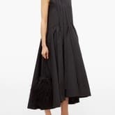 Rochas Bow-embellished Faille Midi Dress — image 1