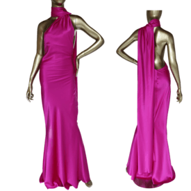 Naeem Khan Gown With Scarf — image 3