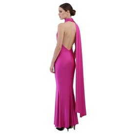 Naeem Khan Gown With Scarf — image 6