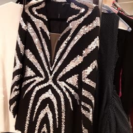 David Koma Zebra Motif Plexi Mini — image 1