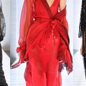 Azzaro Red Maxi Dress — image 1
