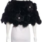Prabal Gurung Fur Embellished Shawl — image 3