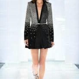 Azzaro Embellished Long Sleeve Dress — image 1