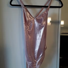 Dolce & Gabbana Pinkl Metallic Swimsuit/bodysuit — image 1