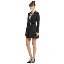 Vintage Gucci Tom Ford Era Lace Up Belt Mini Dress — image 6