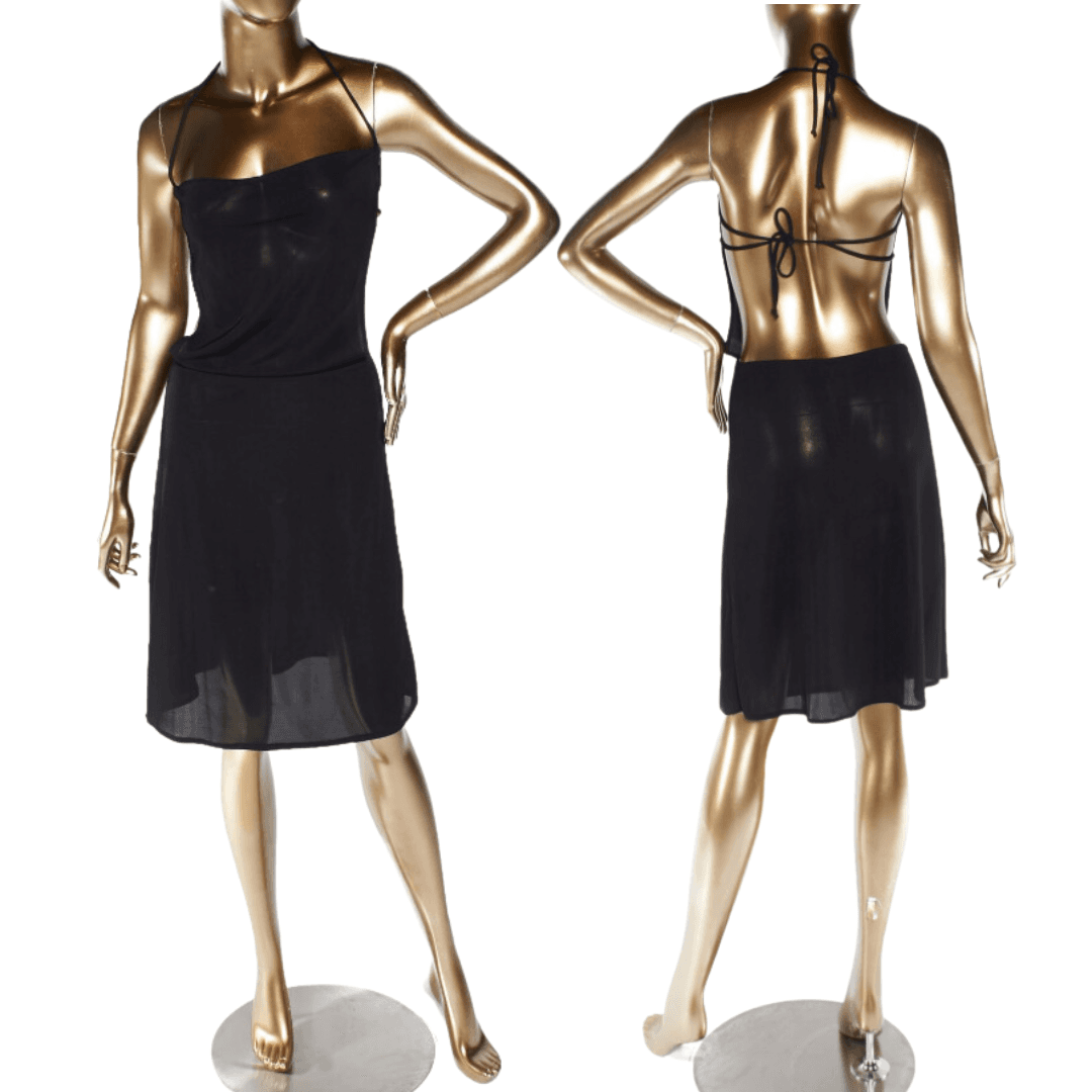 Dolce & Gabbana Halter Open Back Mini Dress