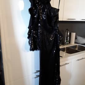 Dundas Sequin One Sleeve Gown — image 1