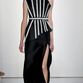 Raisa Vanessa Embroidered Asymmetrical Maxi Dress — image 2