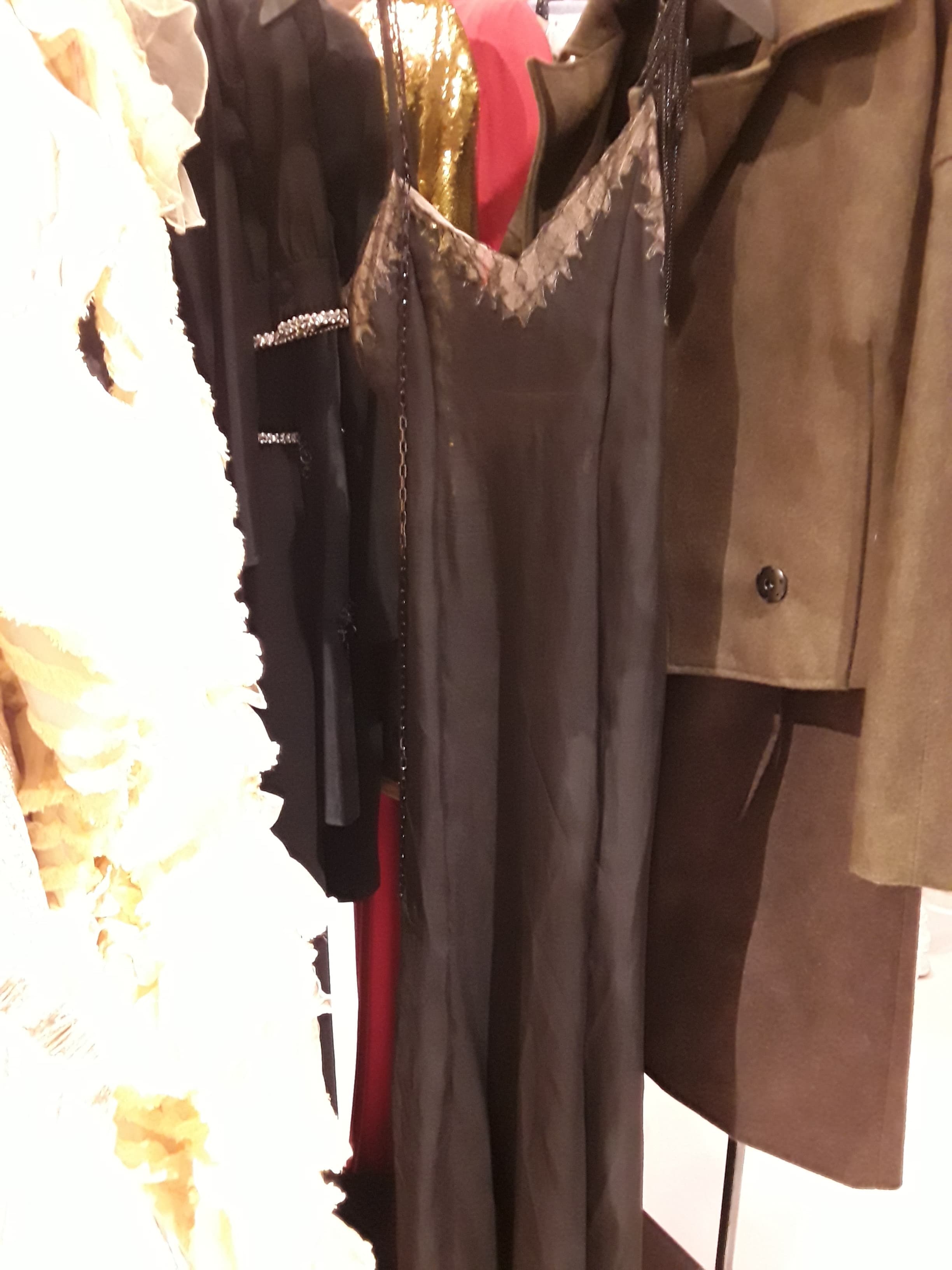 Vintage Versace Sheer Chain Long Dress