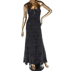 Chanel Knit Metallic Gown — image 2