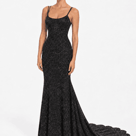 Chanel Knit Metallic Gown — image 5