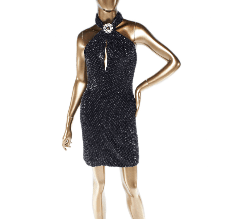 Azzaro Feminine Courte Mini Dress
