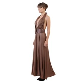 Gucci Bronze Plunging Gown Dress Wide Mirror Belt — image 7