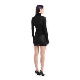 Vintage Jean Paul Gaultier Sheer Black Mesh High Mini Dress — image 4