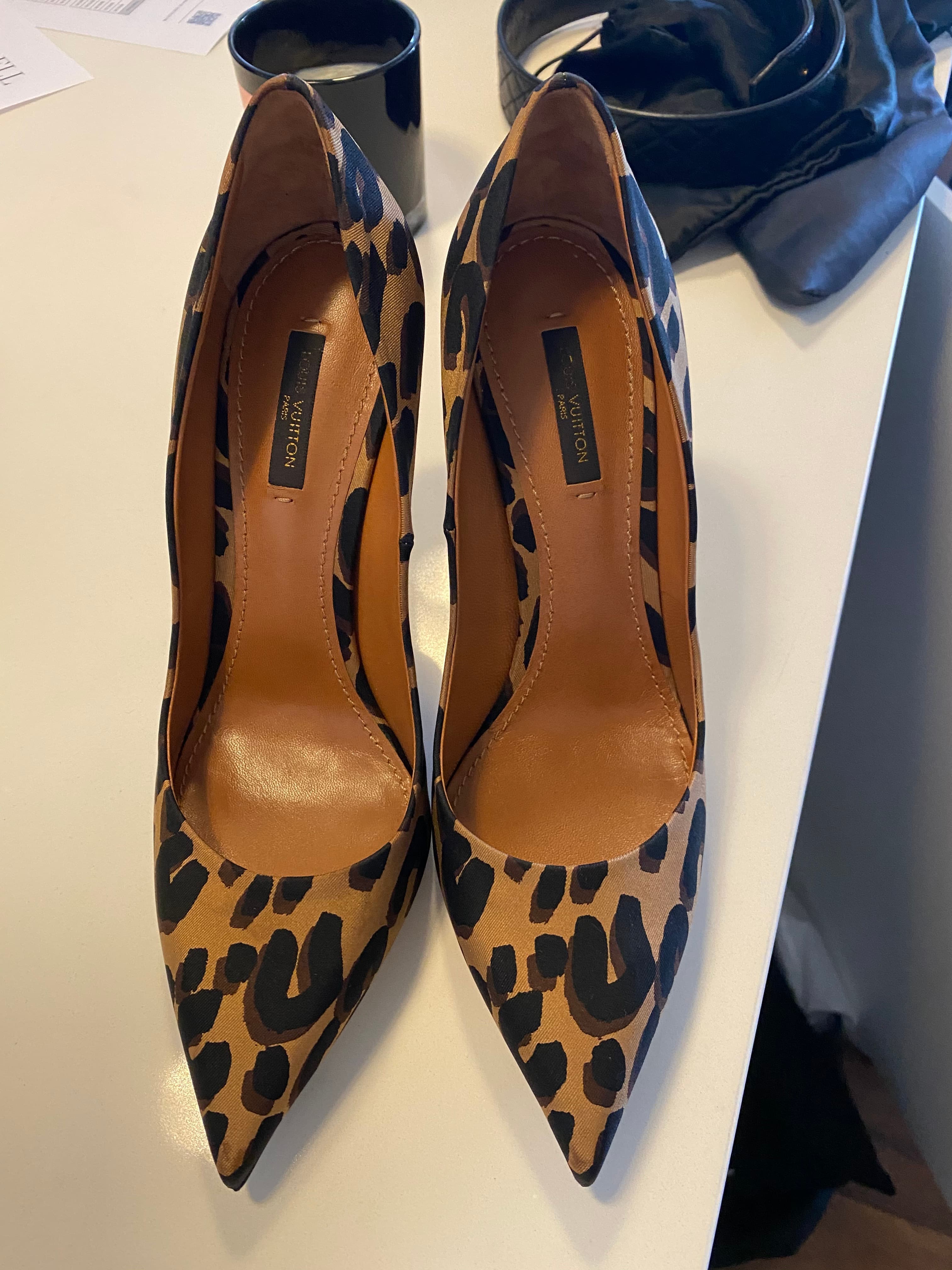 Louis Vuitton Leopard Pumps