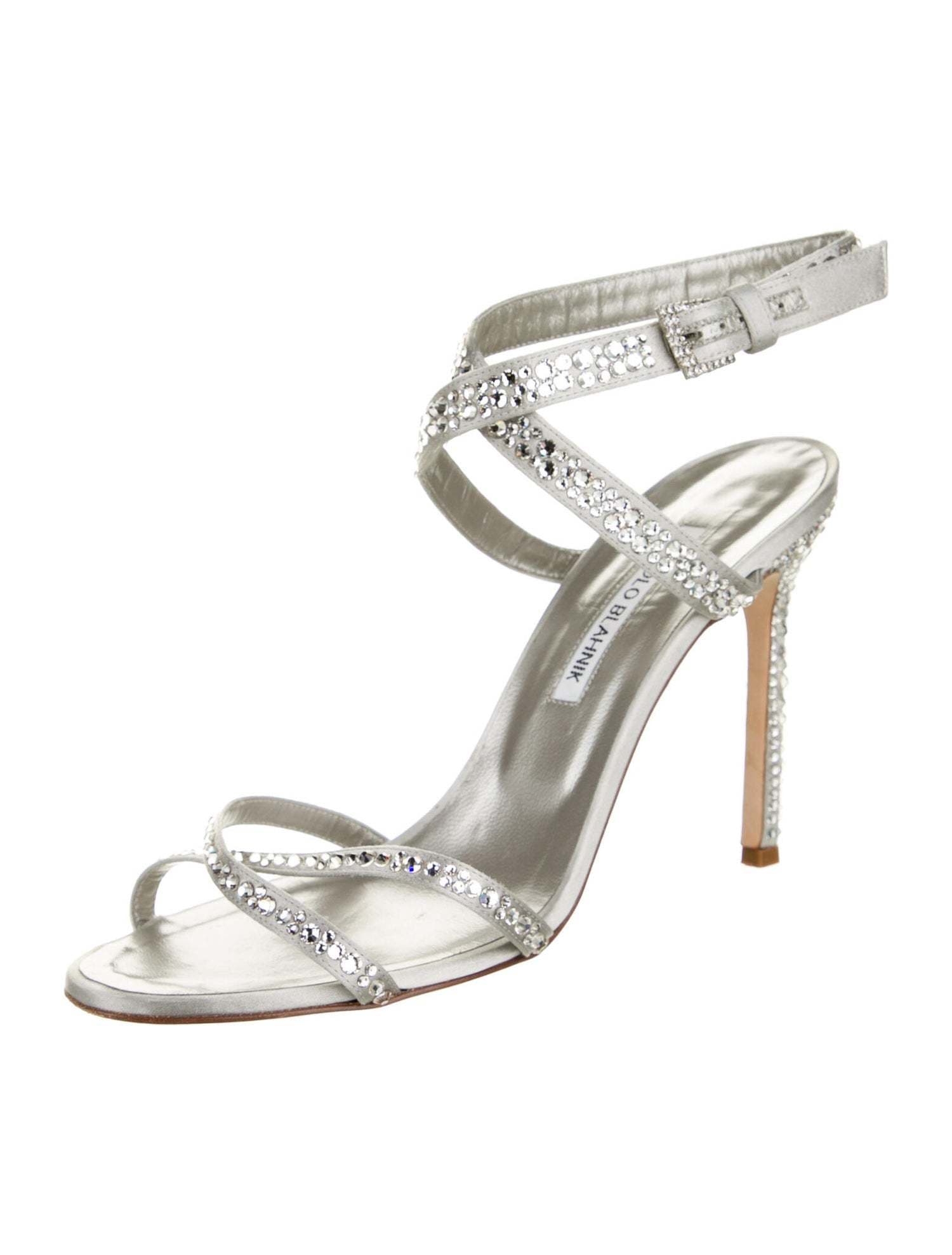 Manolo Blahnik Crystal Sandals
