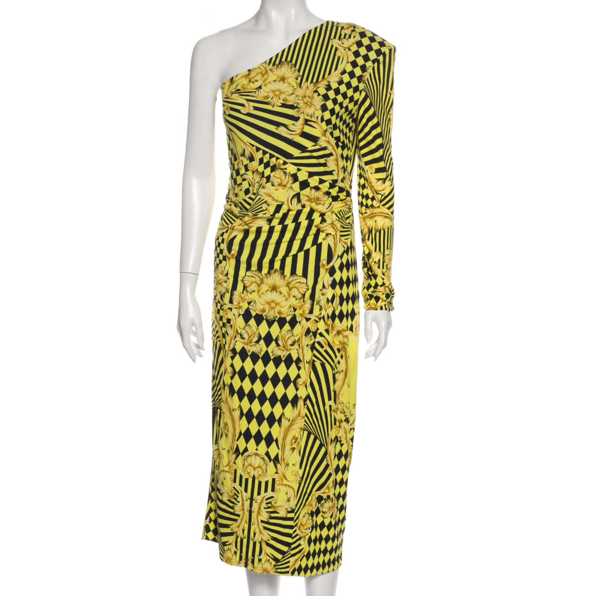 Versace Printed Long Dress