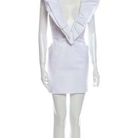 Fleur Du Mal V-neck Mini Dress — image 1