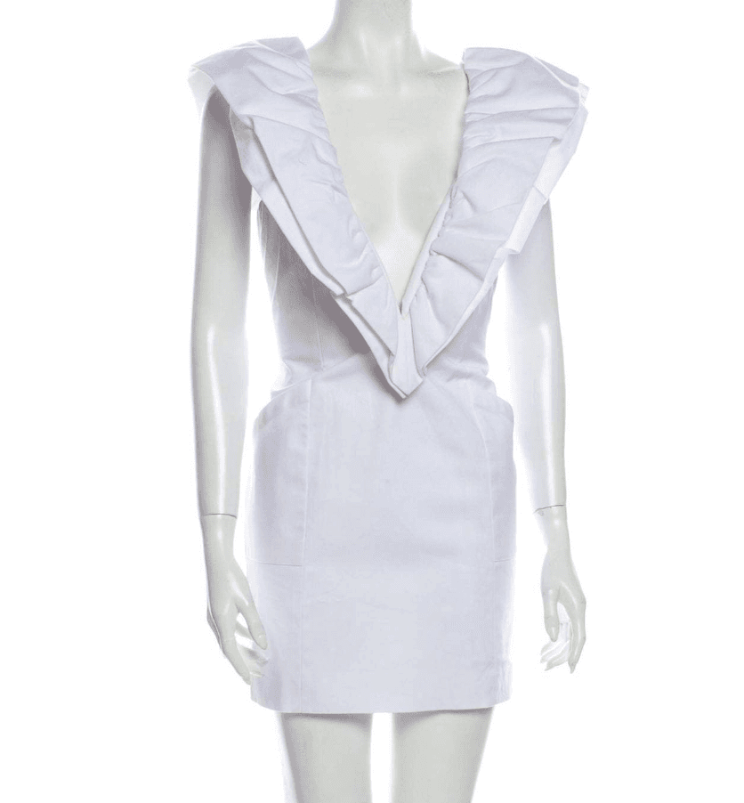 Fleur Du Mal V-neck Mini Dress