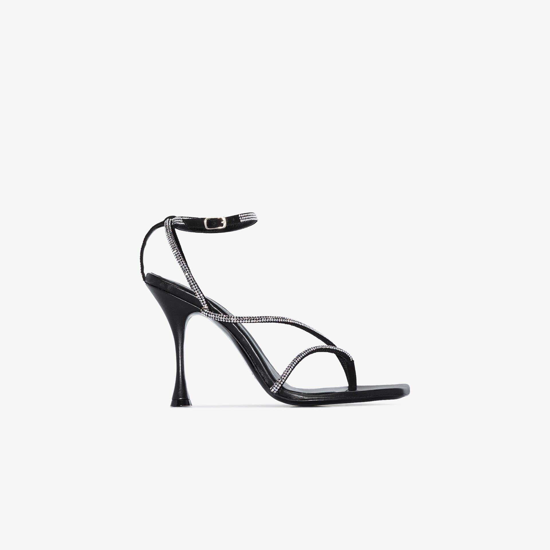 Magda Butrym Crystal Sandals 40