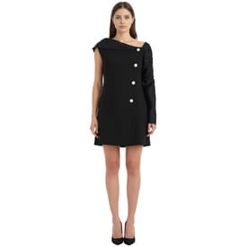 Vintage Gianni Versace Asymmetrical One-sleeve Mini Dress — image 2