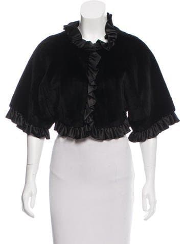 Valentino Sheared Mink Bolero