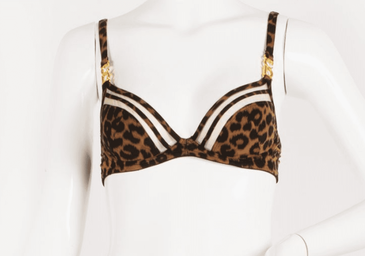 Christian Dior Fall 2000 Runway Leopard Bra Top