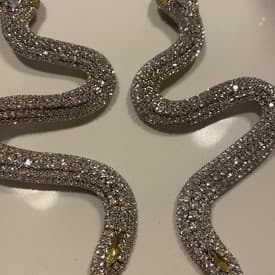 Alessandra Rich Snake Earrings — image 1