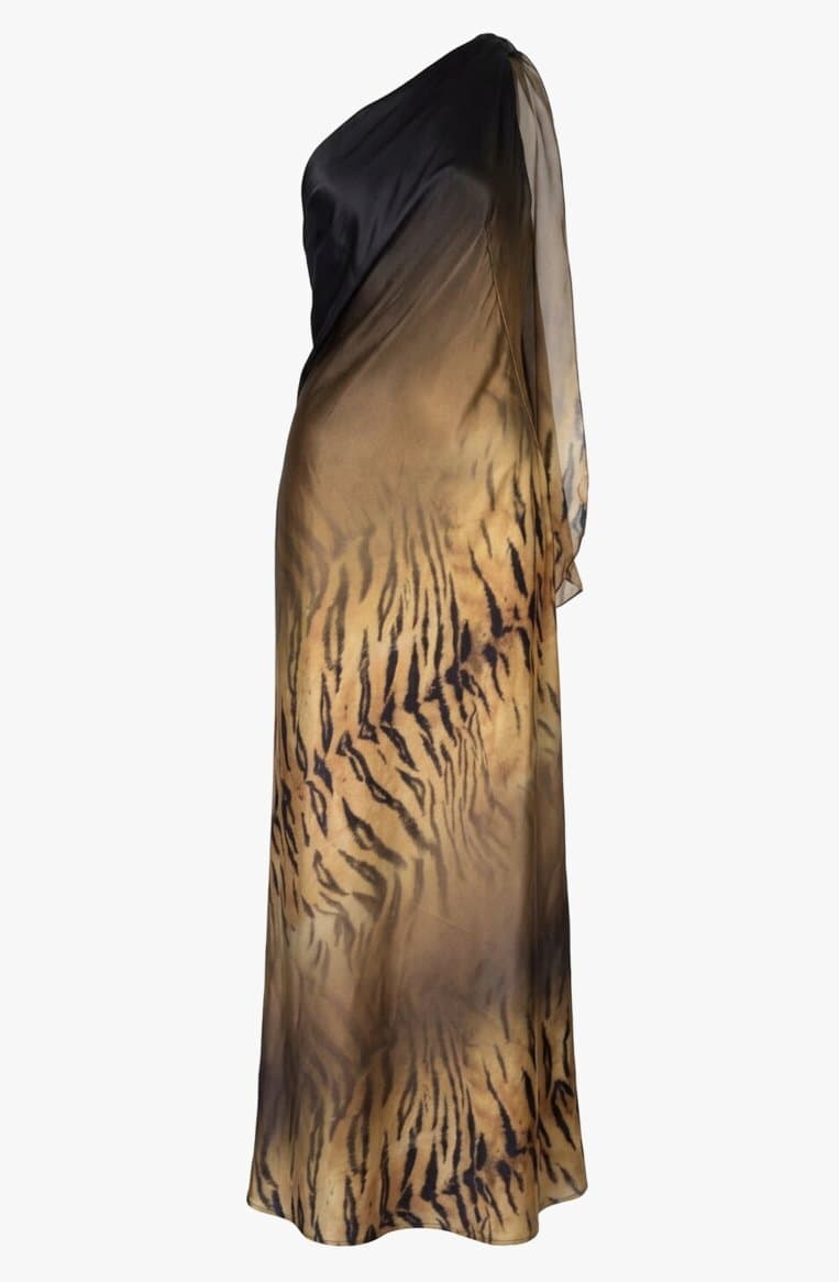 Roberto Cavalli Silk Long Dress Gown 4