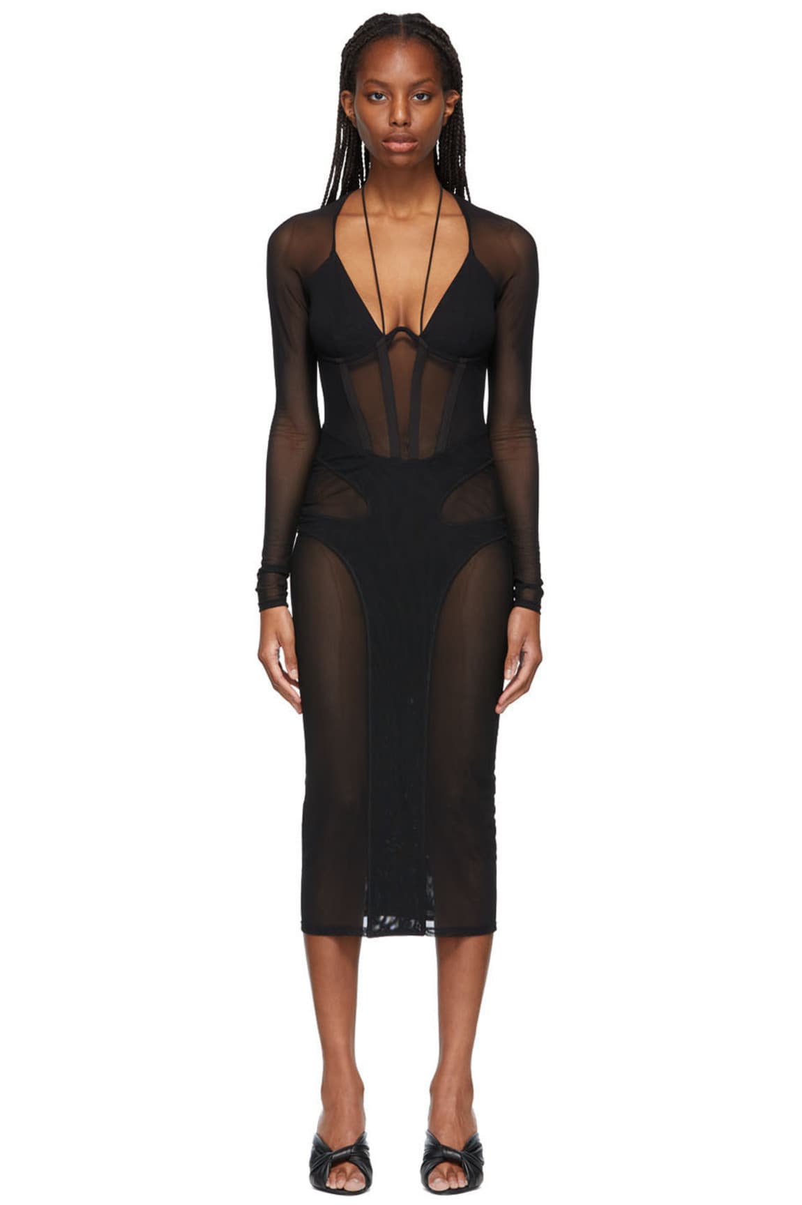 Dion Lee Corset Sheer Dress