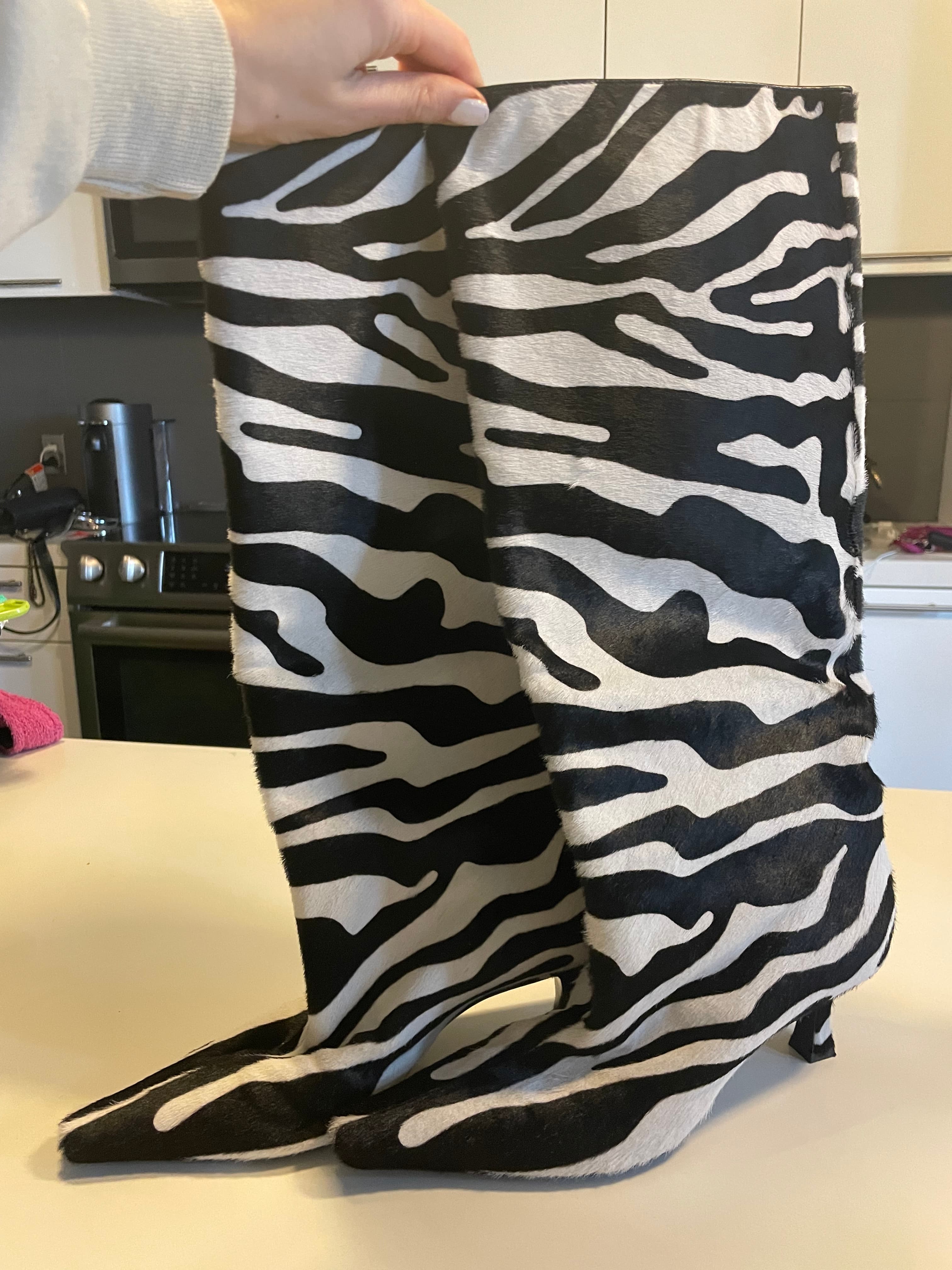 Magda Butrym Zebra Boots