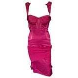 Vintage Gucci Midi Bustier Dress