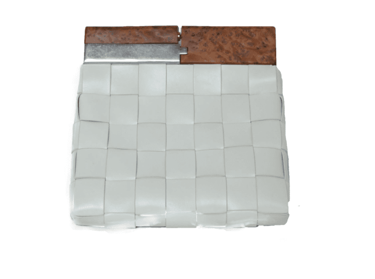 Bottega Veneta Snap Bag White