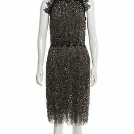 Naeem Khan Crew Neck Knee-length Dress — image 1