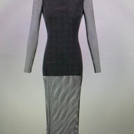 David Koma Long Crystal Mesh Dress — image 1