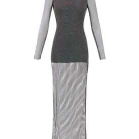 David Koma Long Crystal Mesh Dress — image 2