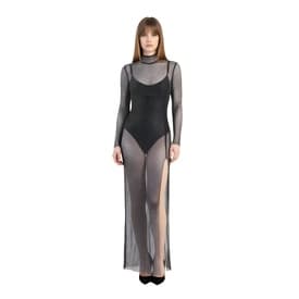 David Koma Long Crystal Mesh Dress — image 3