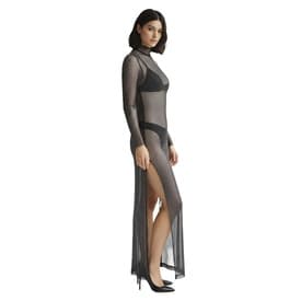 David Koma Long Crystal Mesh Dress — image 6