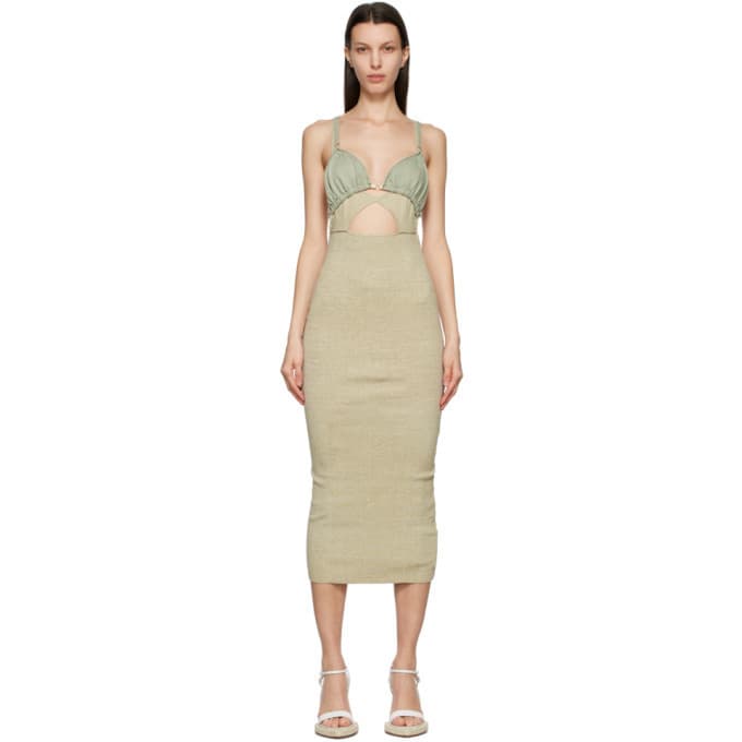 Jacquemus Linen Midi Length Dress