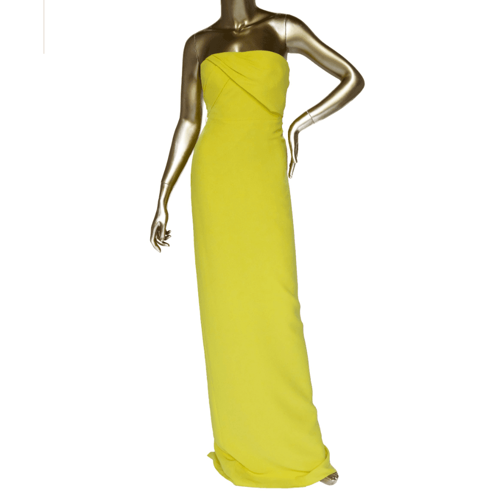 Gucci Silk Long Strapless Dress