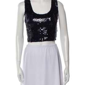 Chanel Vintage 1994 Sequin Crop Top — image 1