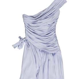 Giambattista Valli 2019 Mini Lavender One Shoulder Dress — image 1