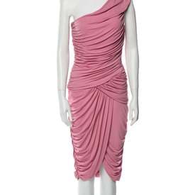 Michael Kors One-shoulder Pink Midi Length Dress — image 1