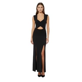 Emilio Pucci V-neck Sheer Knit Long Cutout Dress — image 3